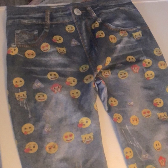 Emoji youth leggings - Picture 1 of 3